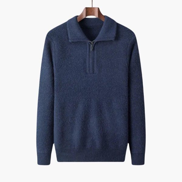 Winter Sweater for Women – Elegant Half-Zip, Cozy & Warm