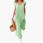 Leo Maxi Dress for Women – V-Neck and Loose Fit - Image 5