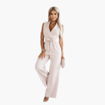 Sleeveless Jumpsuit for Women - Elegant & Versatile - Image 5