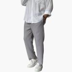 Men's High-Waisted Wide-Leg Trousers - Image 5