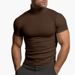 Turtleneck Casual Shirt for Men - Comfortable and Stylish - Image 2