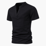 Men's T-Shirt with V-Neck Made of Breathable Cotton - Image 5