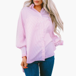 Casual Women's Shirt with Button Placket – Comfortable & Stylish - Image 5
