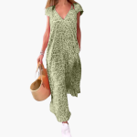 Leo Maxi Dress for Women – V-Neck and Loose Fit - Image 6