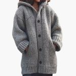 Women’s Hooded Cardigan with Long Cut - Image 3