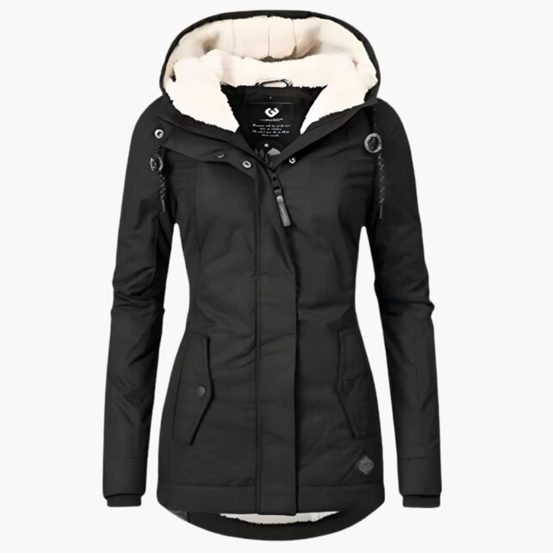 6_16_183fe9bb-6680-4087-a00f-8bb4f10ea27a.jpg Women's Winter Jacket with Hood, Lining, and Zipper - Image 1