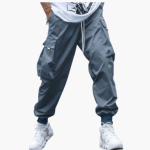 Men's Cargo Jogger Pants with Drawstring and Elastic Cuffs - Image 5