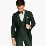 Men's Three-Piece Suit with Vest and Tailored Trousers - Image 3
