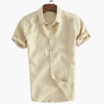 Casual White Shirt for Men – Short Sleeve & Stylish - Image 6