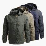 Men's Hooded Jacket with Zipper and Pockets - Image 8