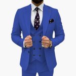 Men's Three-Piece Suit with Slim Fit for All Seasons - Image 2