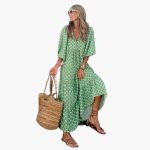 Boho Maxi Dress for Women - Floral Pattern & Loose Fit - Image 6