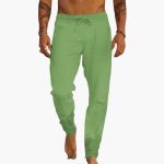 Men's Summer Pants with Drawstring and Side Pockets - Image 8