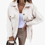 Women’s Jacket with Buttons and Chest Pockets - Image 2