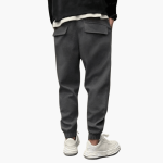 Men’s Cargo Trousers with Relaxed Legs and Pockets - Image 7