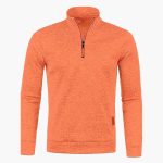 Men’s Pullover with Half-Zip Neckline and Long Sleeves - Image 8