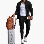 Men’s Two-Piece Set with Zip Jacket and Pants - Image 2