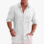Casual Shirt for Men with Button Placket - Summer Clothing - Image 6