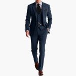 Men’s Formal Suit Set with Jacket and Vest - Image 8