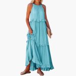 Maxi Dress Layers - Ruffle Dress for Women, Elegant & Airy - Image 22
