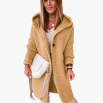 Women’s Hooded Cardigan with Open Front - Image 7