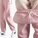 Women's Jogging Pants with Drawstring Waistband and Cuffs - Image 2