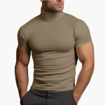 Turtleneck Casual Shirt for Men - Comfortable and Stylish - Image 3