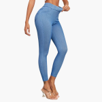 Women's High-Waisted Jeggings with Slim Leg - Image 6