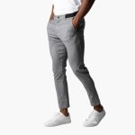Men’s Stretch Chinos with Elastic Waistband and Slim Legs - Image 11