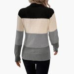 Women’s Pullover with Colorblock Design - Image 3
