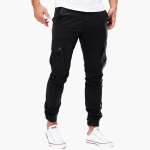 Comfortable Cargo Pants with Side Pockets - Men's Casual Pants - Image 6
