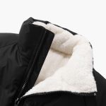 Warm Women's Puffer Jacket with Fleece Lining and Hood - Image 6