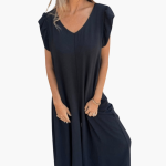 Maxi Dress with Leopard Print – V-Neck for Women - Image 6