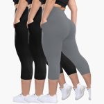 Capri Leggings Set - For Women with High Waist Sport - Image 6