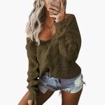 Women's Oversized Sweater with Long Sleeves - Image 5