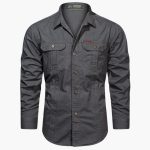 Men's Cargo Long Sleeve Shirt – Comfortable Outdoor Casual Shirt - Image 6