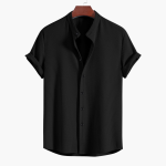 Men's Shirt with Stand Collar - Slim Fit, Elegant & Modern - Image 6