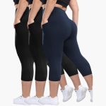 Capri Leggings Set - For Women with High Waist Sport - Image 5