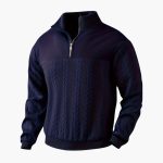 Warmer and stylish half-zip pullover for men - Image 7
