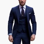 Men’s Formal Suit Set with Jacket and Vest - Image 9