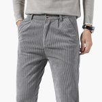 Slim Fit Cord Pants for Men – Stylish, Comfortable Casual Trousers - Image 2