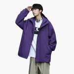 Men's Zip-Up Hoodie with Elastic Hem - Image 6