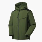 Men's Ski Jacket with Hood and Zipper Pockets - Image 11