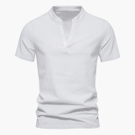 Men's T-Shirt with V-Neck Made of Breathable Cotton - Image 7