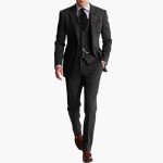 Men’s Formal Suit Set with Jacket and Vest - Image 7