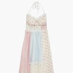 Patchwork Maxi Dress - Women's Summer Dress with Spaghetti Straps - Image 8