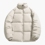 Men’s Quilted Winter Jacket with Zipper - Image 8
