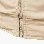 Men's Bomber Jacket with Zipper and Ribbed Cuff - Image 7