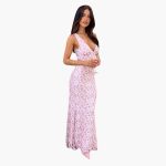 Lace Maxi Dress - Women's Style with V-Neck and Elegance - Image 10