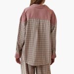 Women's Pajama Set with Button Top and Elastic Pants - Image 2